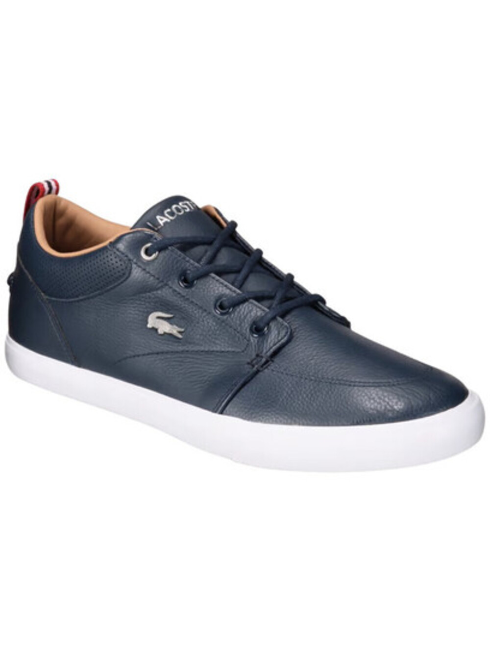 Lacoste Bayliss 119 Men's Sneakers Navy Blue Leather Size 7.5 New With Box